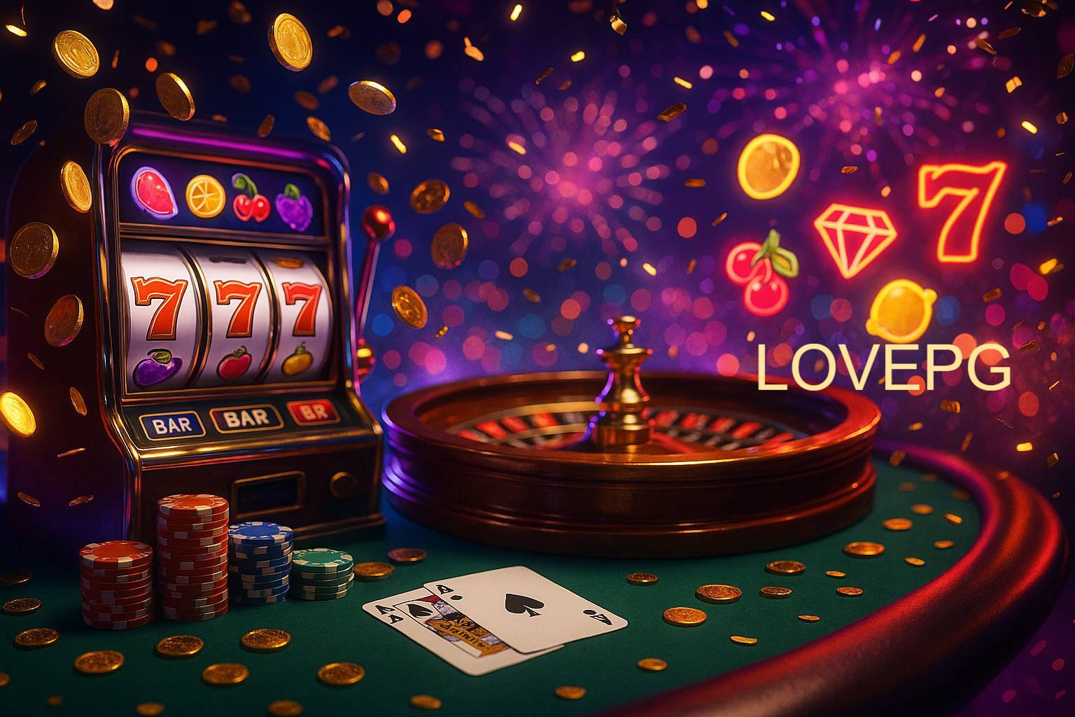 Jogos emocionantes no LOVEPG
